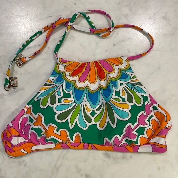 Trina Turk Tamarindo Bikini Halter Top - Picture 1 of 6